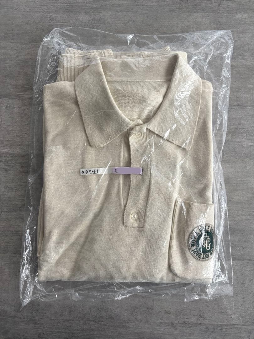 Captains Helm Golf JACQUARD LS POLO Lサイズ