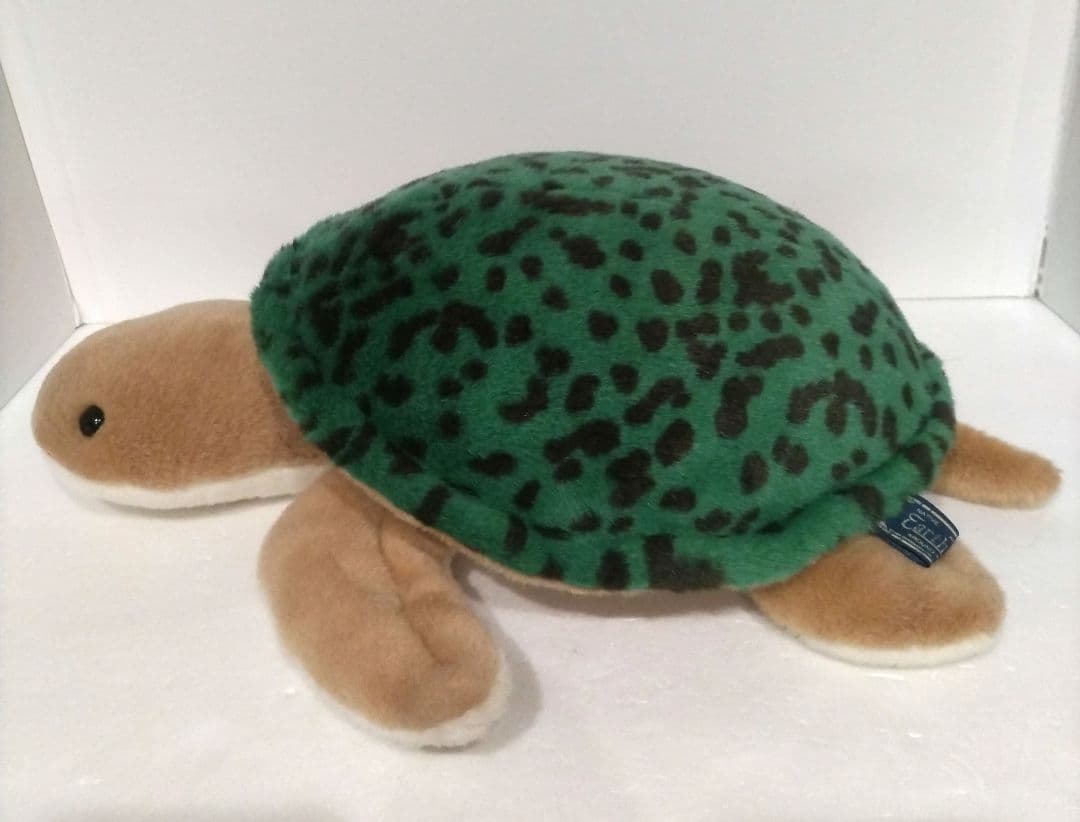 セキグチ アースウィンド BIG ぬいぐるみ 亀 ウミガメ カメ 緑 1989