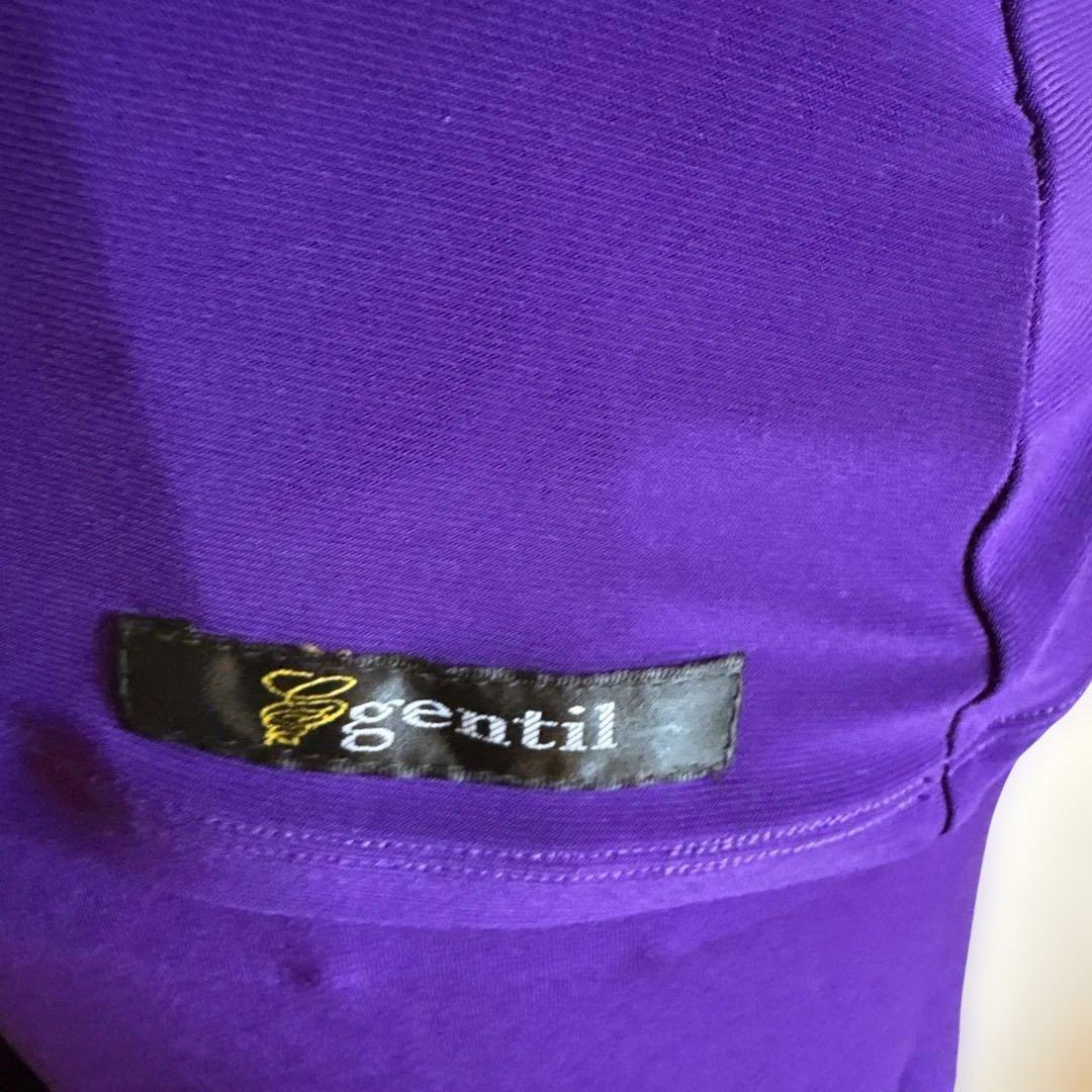 gentil 紫 社交ダンスドレスM