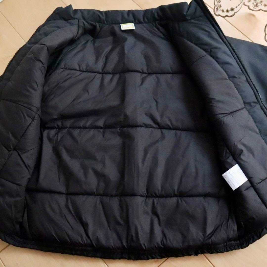 訳アリ　ATHLETA　アスレタ　中わたジャケット　ブラック　130　新品　黒