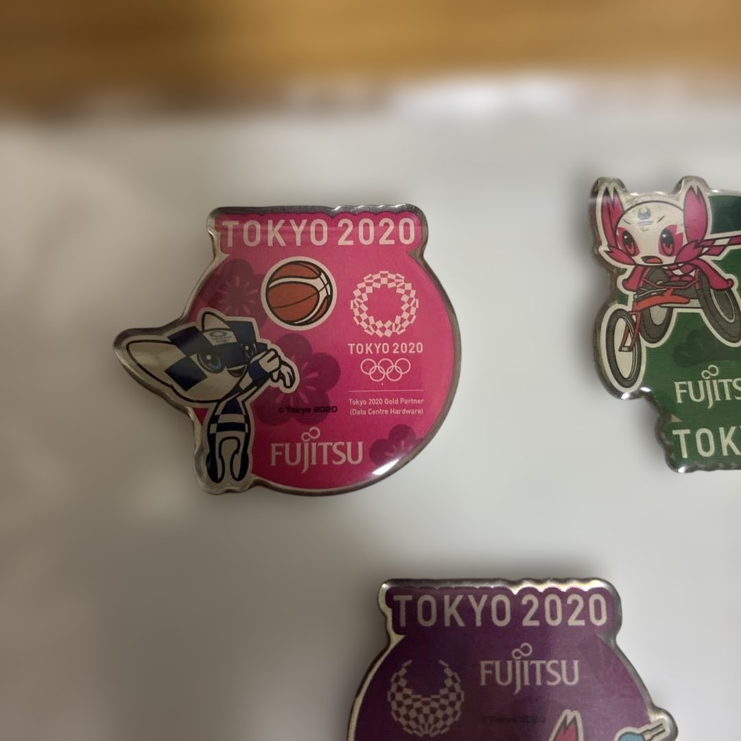 富士通　ピンバッジ　オリンピック　東京2020