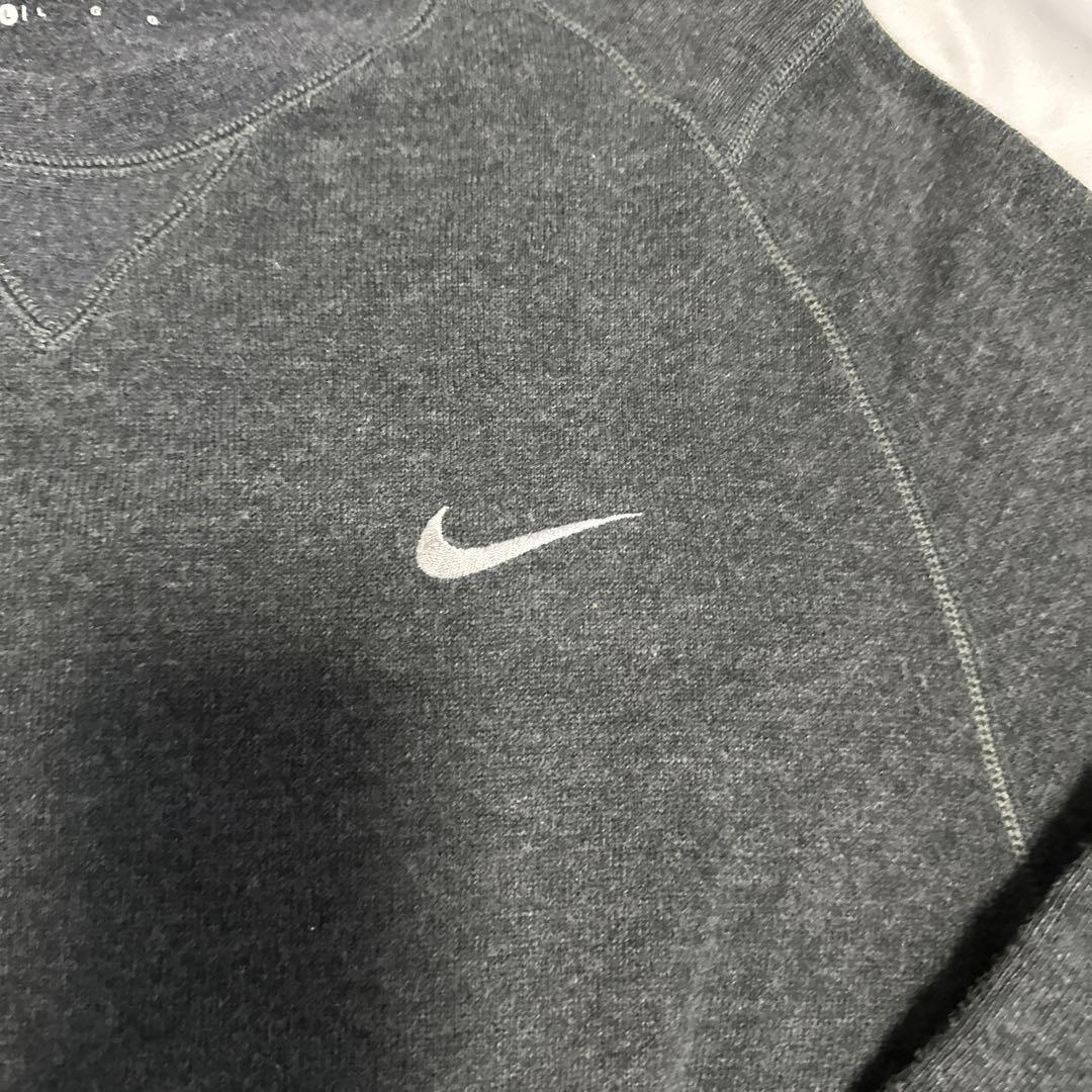 希少NikeGolfナイキゴルフStandardFitコットンセーターグレーL