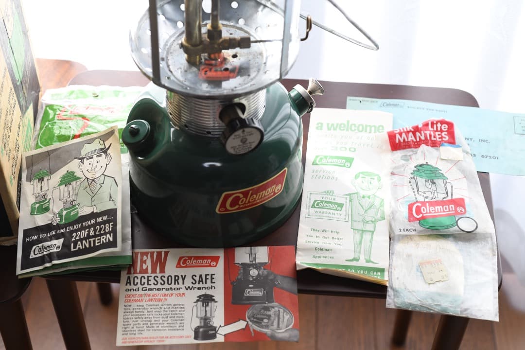 1966年12月製 Coleman コールマン 220F ランタン パテペンロゴ