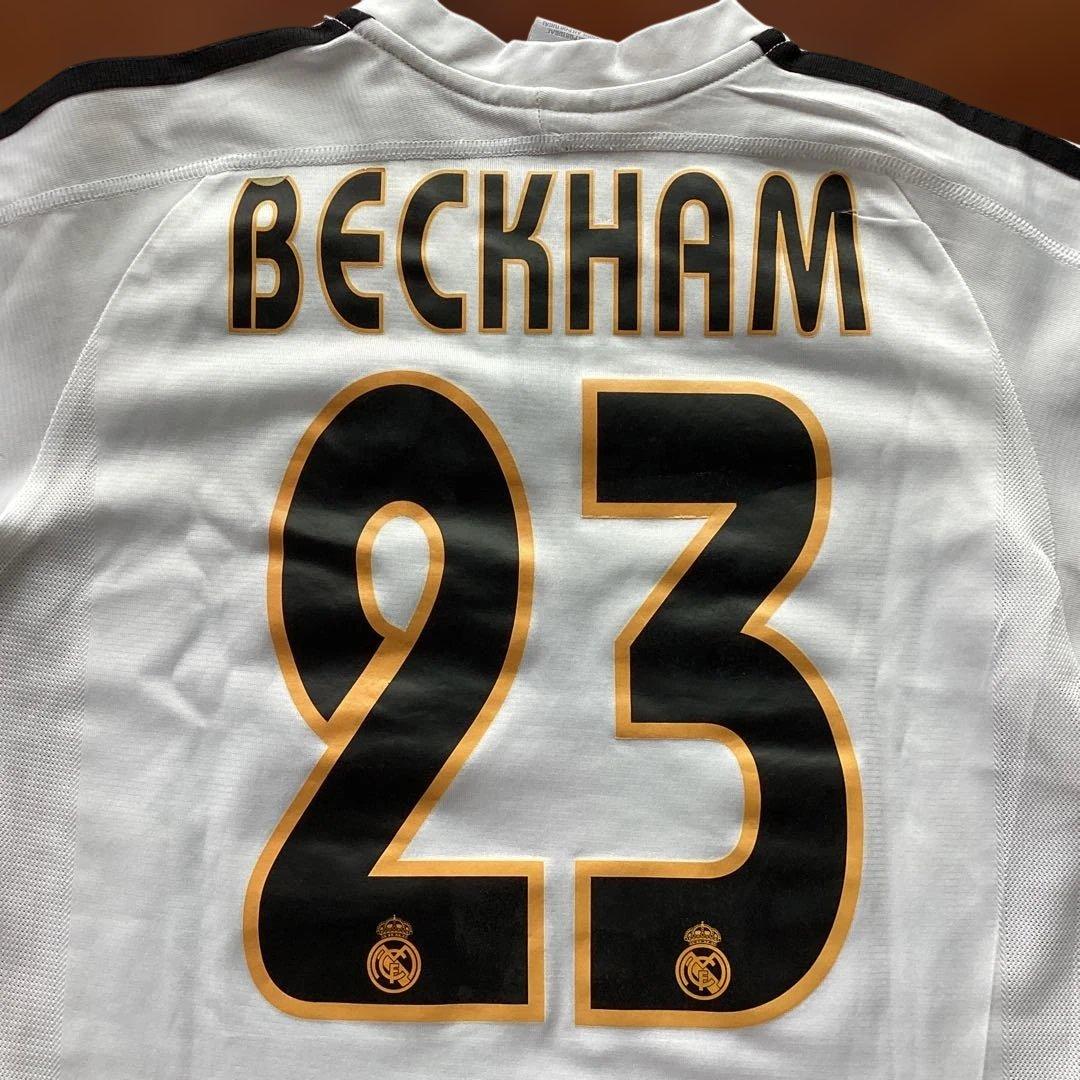 Real Madrid Beckham 23 ユニフォーム　ジュニアM 希少