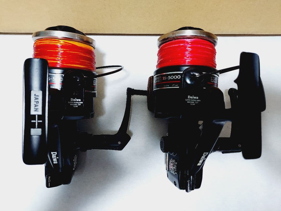 2台セット Daiwa ウィスカーカーボ SS-5000 鯉釣り 鯉竿