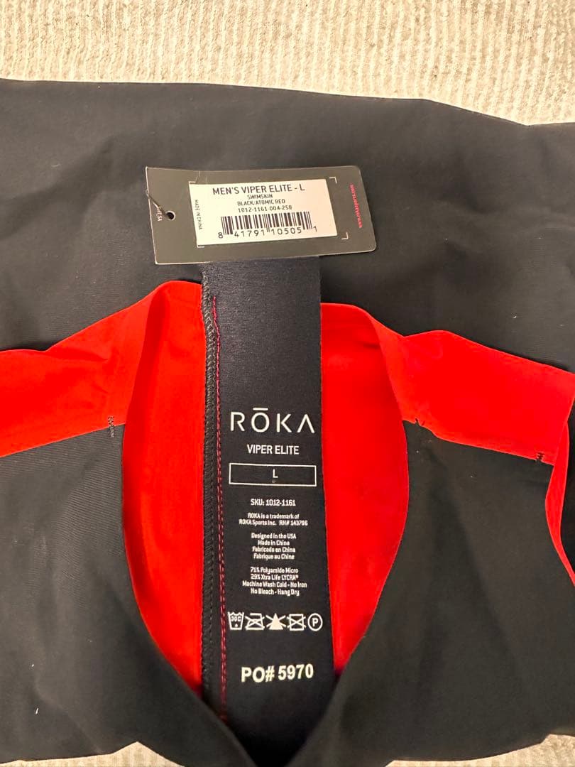 RÖKA VIPER ELITE トライアスロンウェア Lサイズ 黒/赤