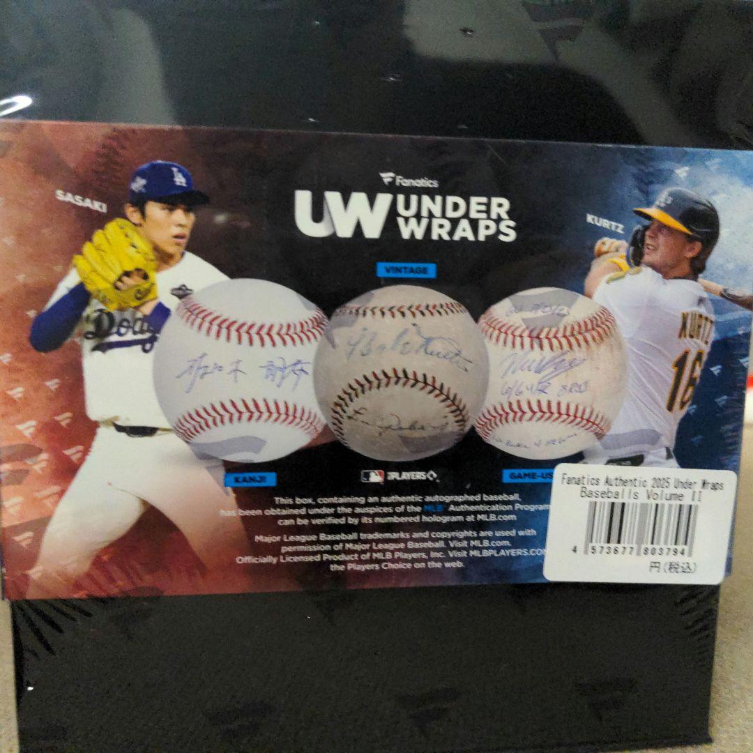 りちまる様【新品未開封】MLB 2025FANATICS UNDER WRAPS