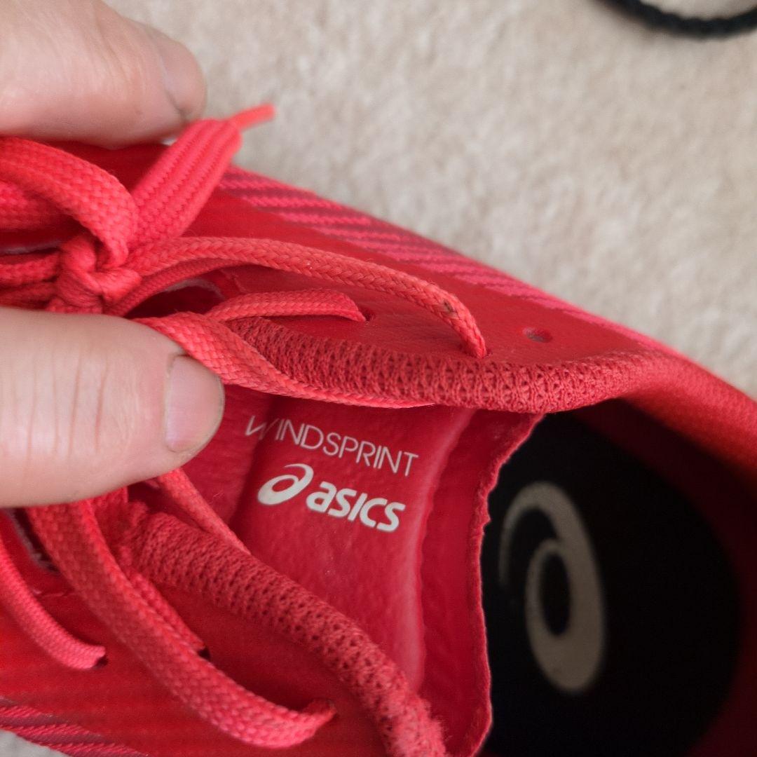 アシックスasics ウインドスプリント　シューズ 収納袋付き