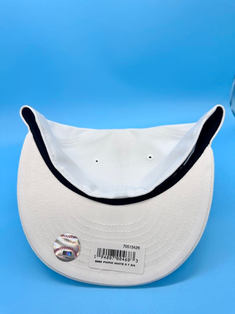 フィリーズ New Era 59FIFTY ホワイトキャップ 7 1/4