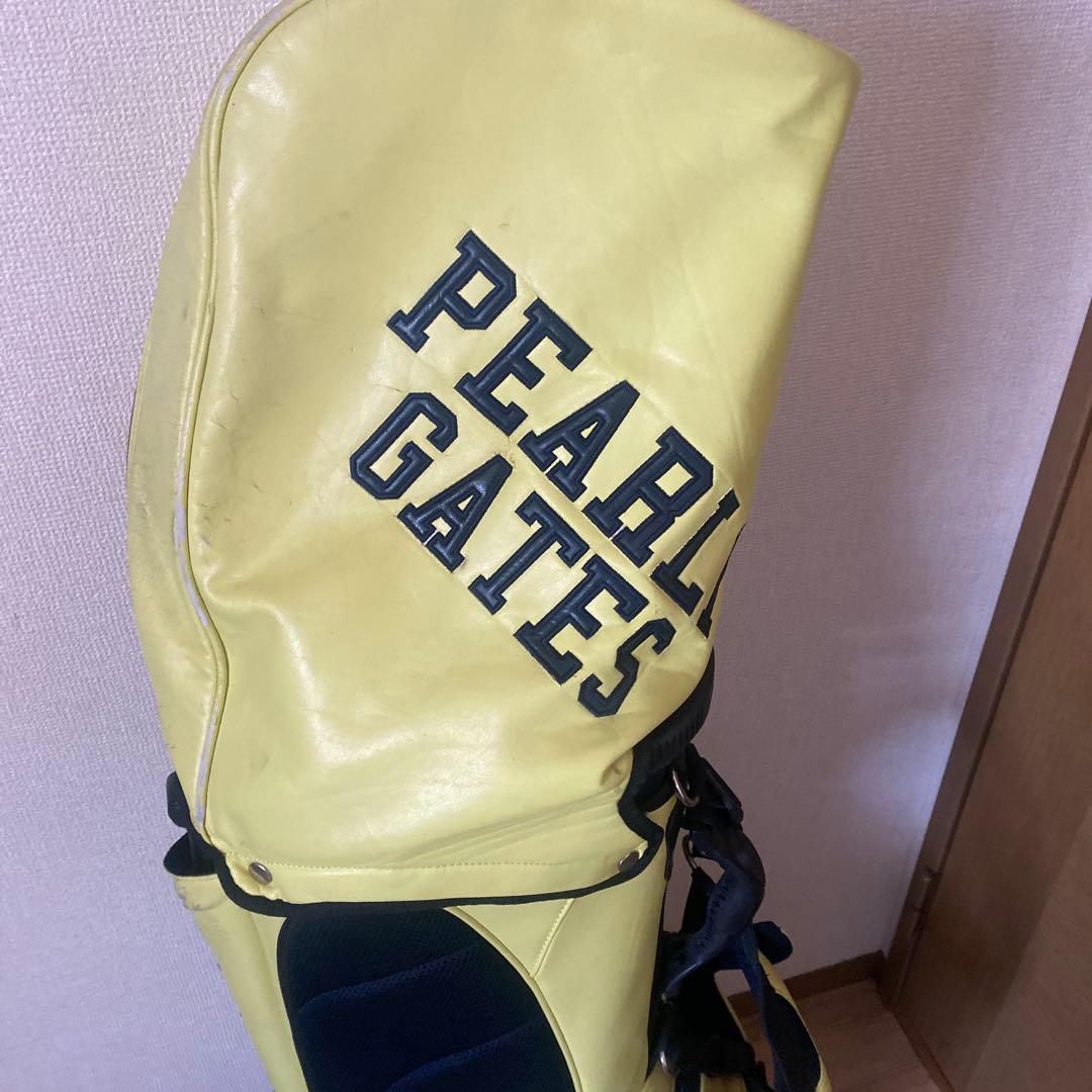 PEARLY GATES キャディバッグ イエロー