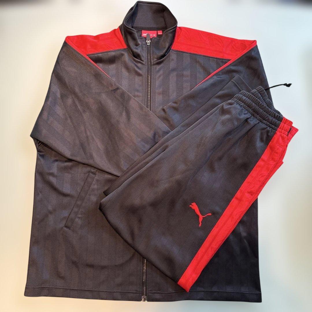 プーマ　トラックジャケット　パンツ　セットアップ　S/M ネイビー　メンズ　希少
