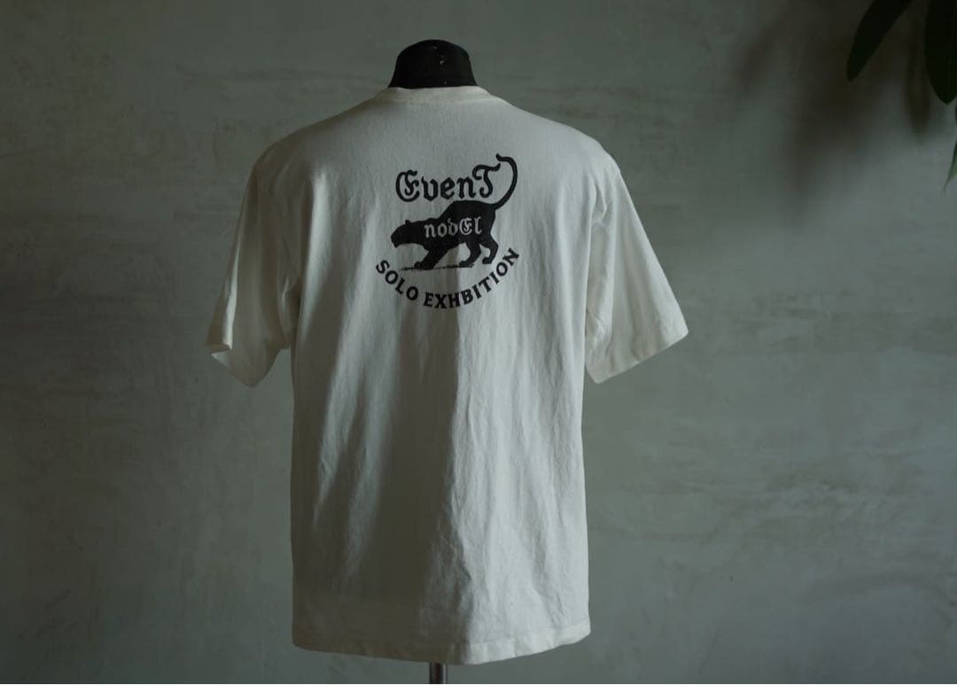 Nodel design ノデルデザイン　白　Tシャツ　L