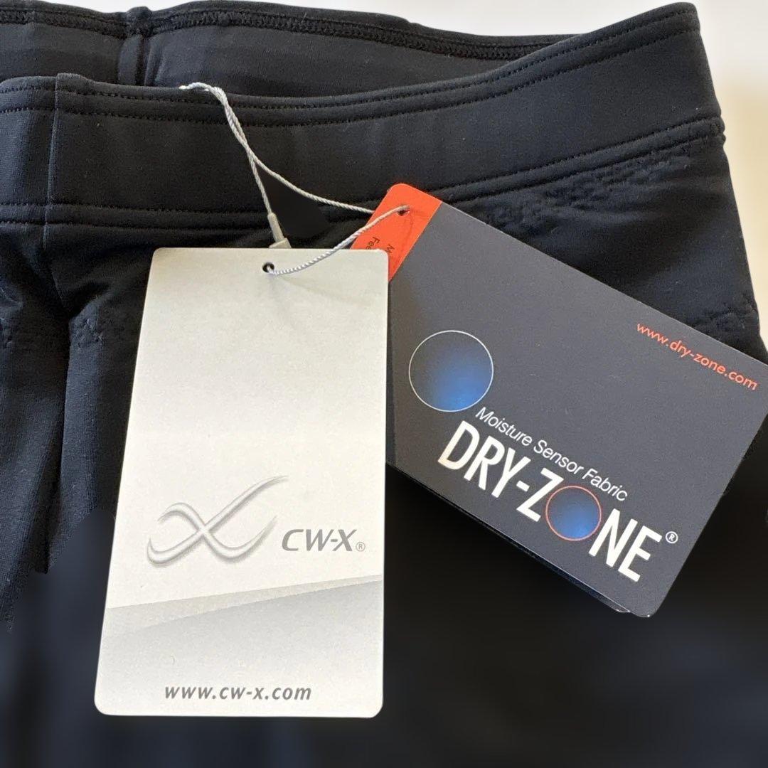 新品タグ付きワコールCW-X DRY-ZONE トレーニングタイツ ブラック黒M