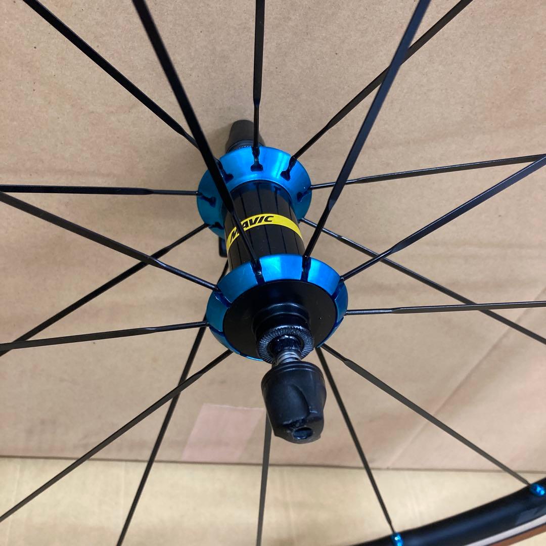 MAVIC KSYRIUM ELITE BLUE前後セット タイヤ、チューブ付き