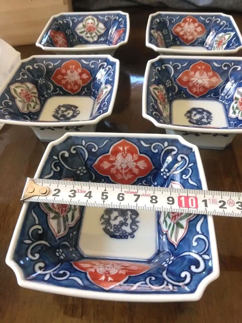 源右衛門窯 染錦 古伊万里風唐草 小 鉢