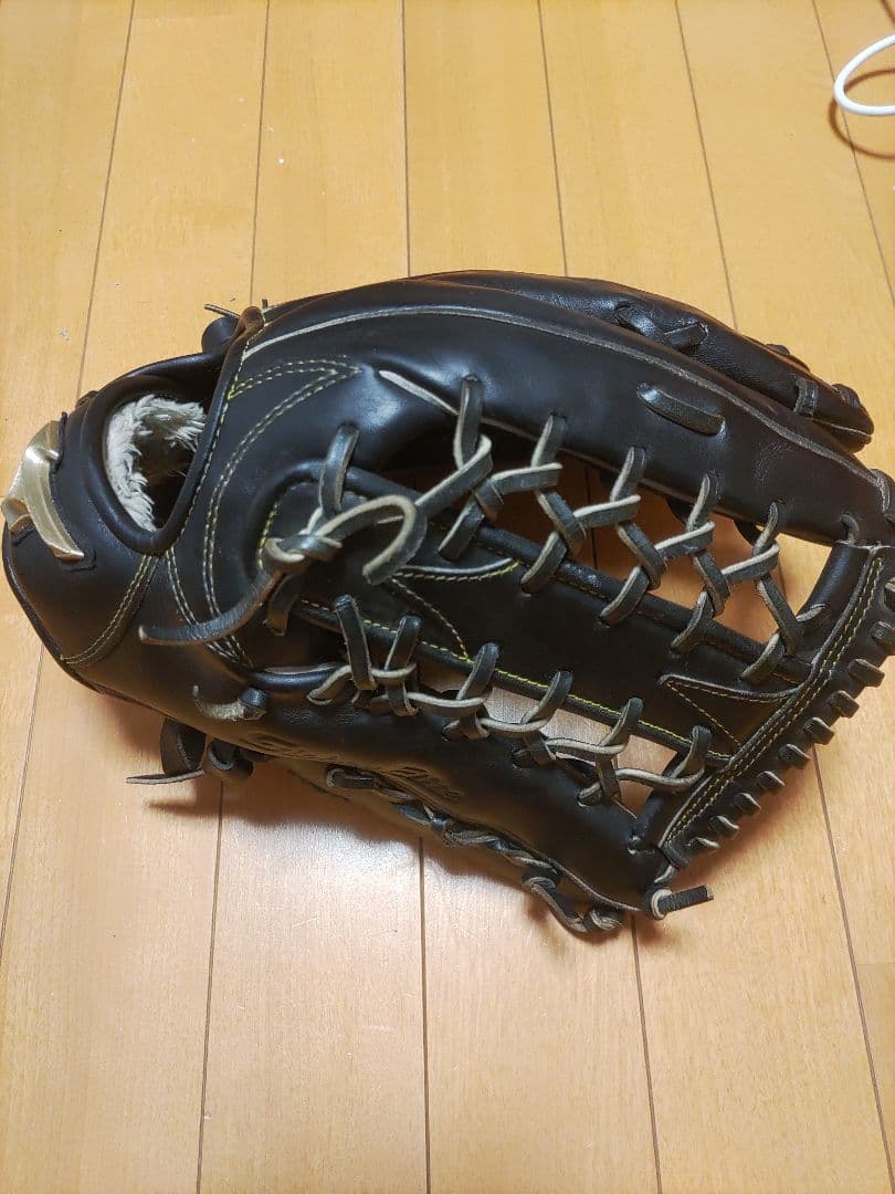 ミズノグローバルエリート　美品　 外野用軟式グローブ 黒 サイズ18N