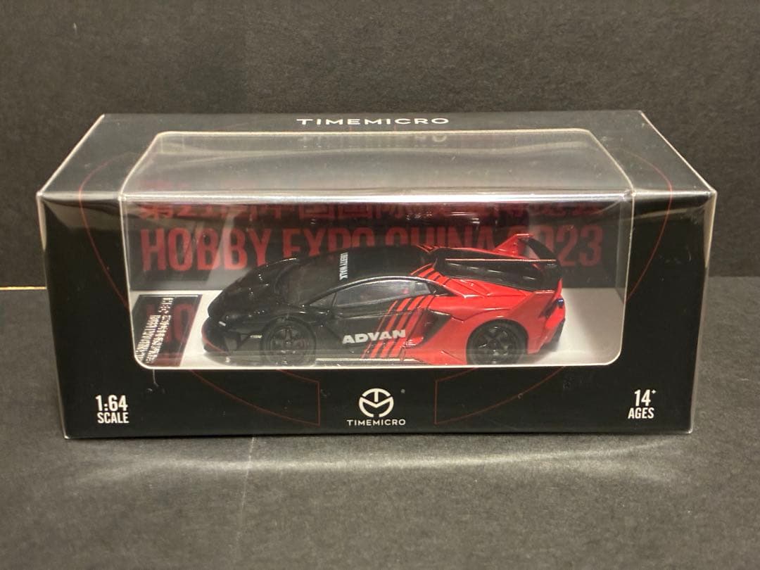 TIMEMICRO 1/64 ランボルギーニ アヴェンタドール GT ADVAN