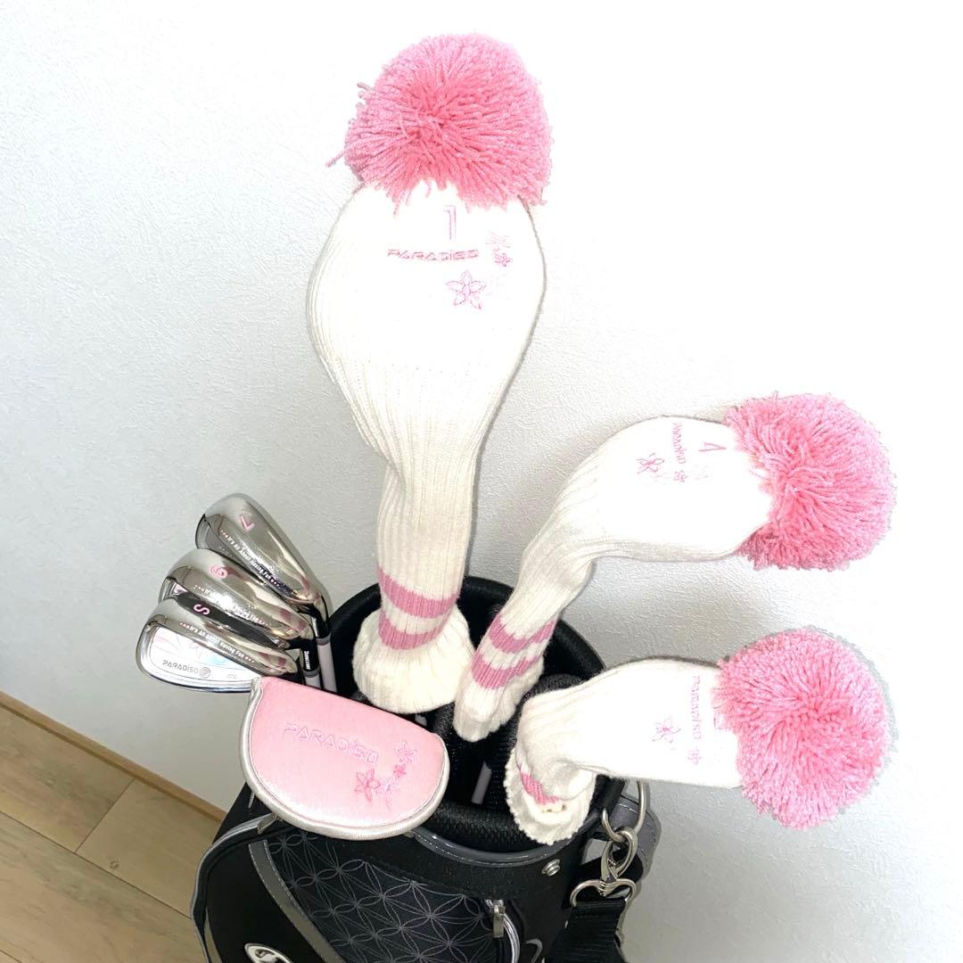 美品☆PARADISOゴルフクラブ セット☆ キャロウェイSolaireバッグ付