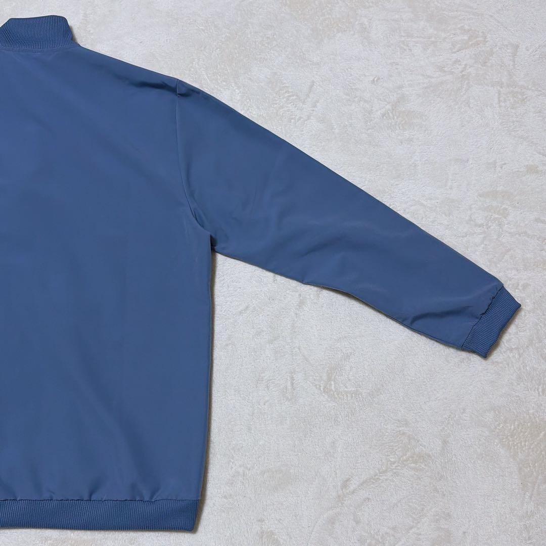 adidas トラックジャケット L くすみブルー アディダス ジャージ