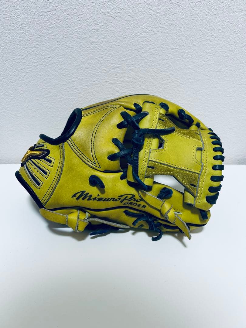 ミズノプロ　オーダー　軟式　内野手　坂本勇人　 黄色