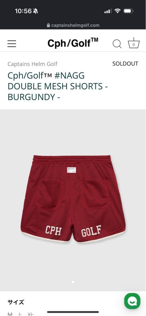 CPH GOLF XLサイズ メッシュジャージとショーツセット