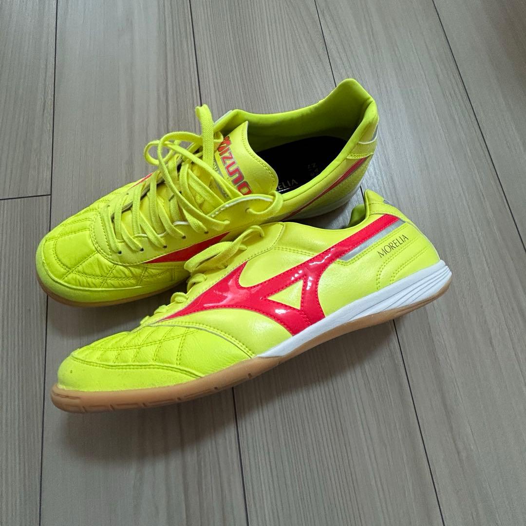 ミズノMORELIA SALA JAPAN IN 28cm イエロー×レッド