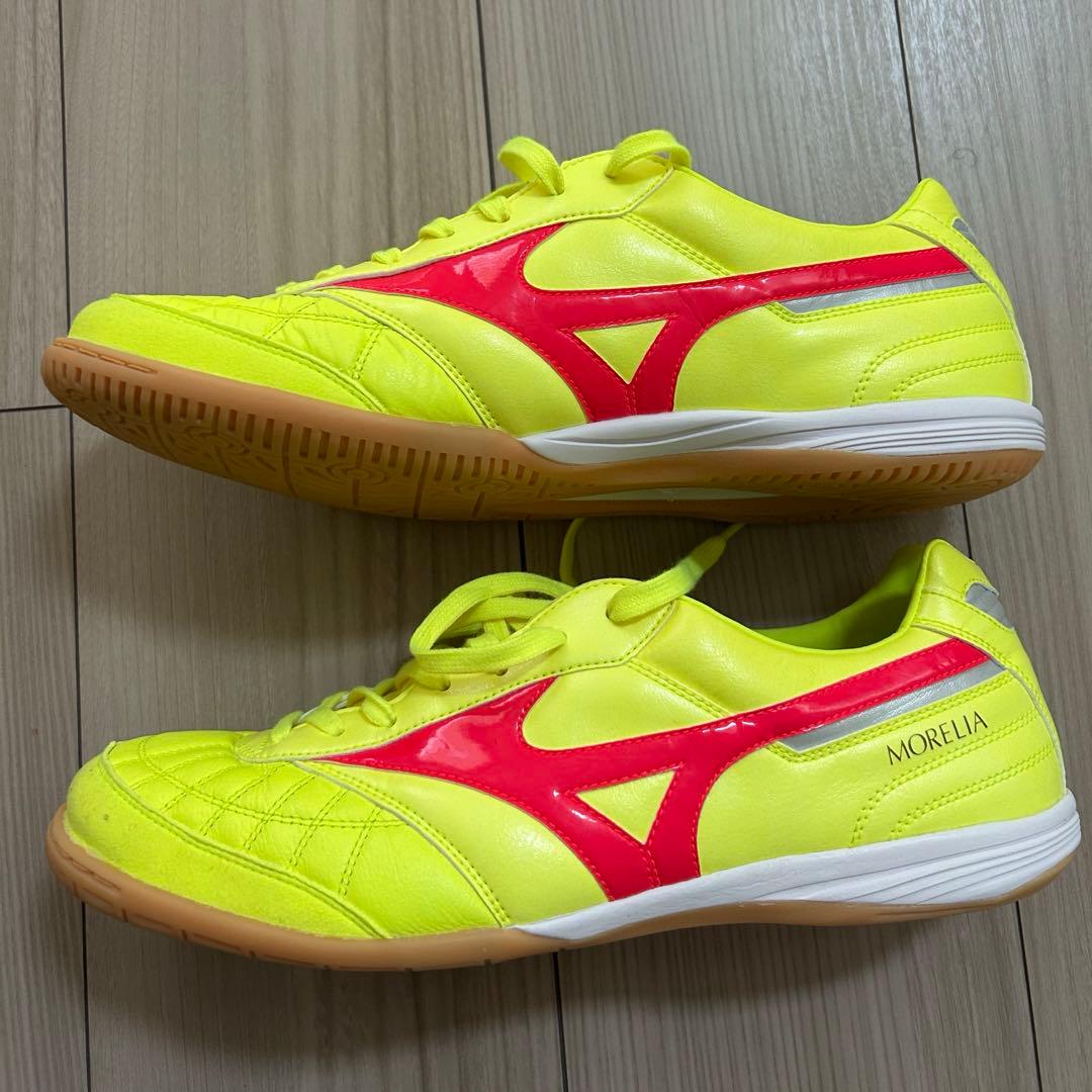 ミズノMORELIA SALA JAPAN IN 28cm イエロー×レッド