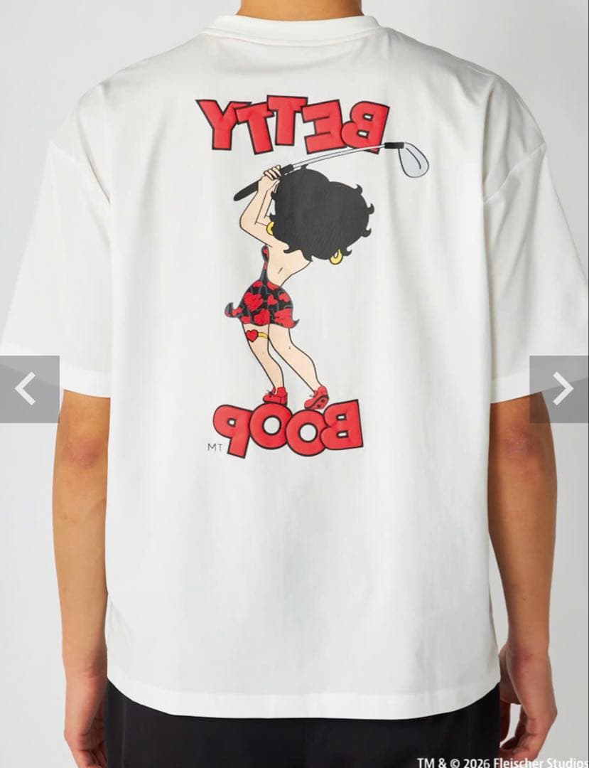 ラウドマウス×Betty Boop Tシャツ ホワイト