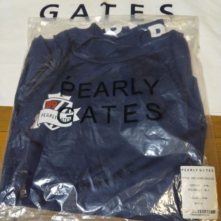 ⭐新品⭐PEARLYGATES⭐長袖モック⭐濃紺⭐S⭐