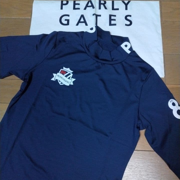 ⭐新品⭐PEARLYGATES⭐長袖モック⭐濃紺⭐S⭐