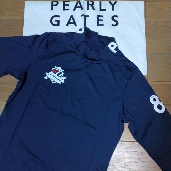 ⭐新品⭐PEARLYGATES⭐長袖モック⭐濃紺⭐S⭐