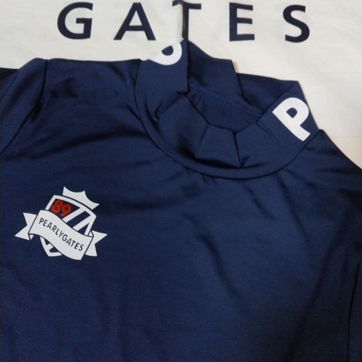 ⭐新品⭐PEARLYGATES⭐長袖モック⭐濃紺⭐S⭐