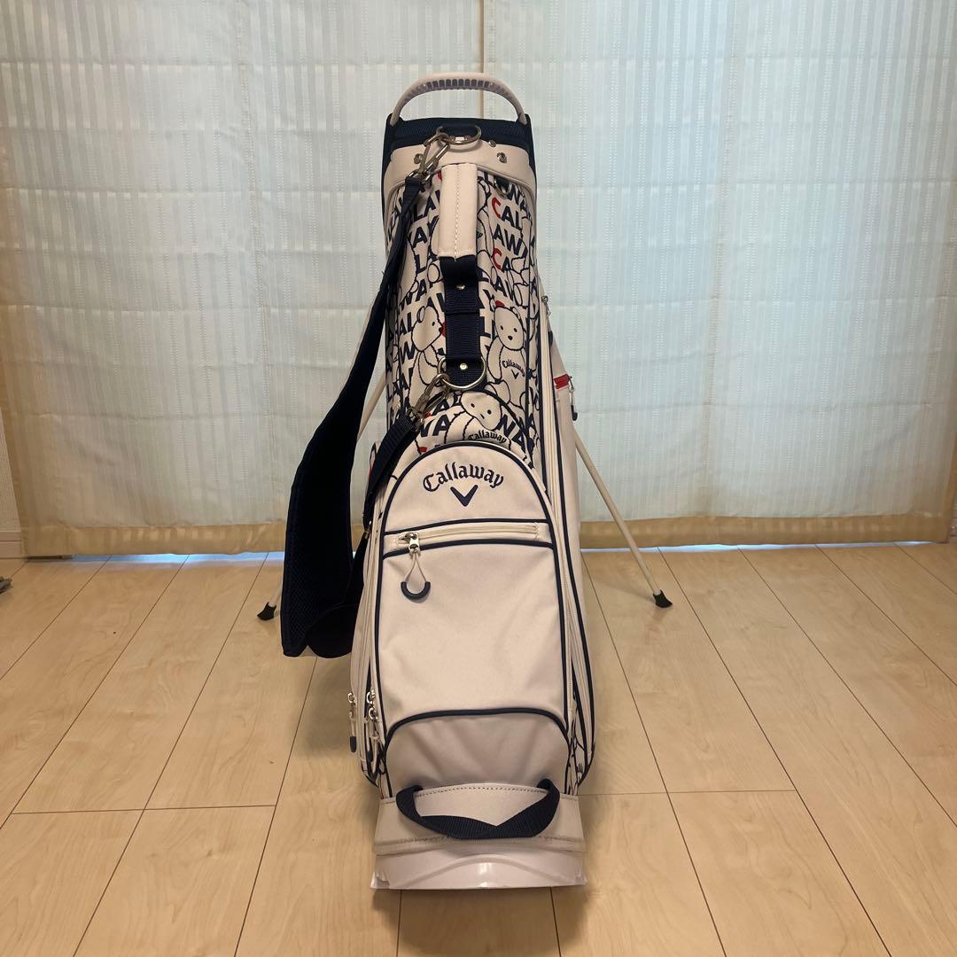Callaway キャディバッグ スタンド式 ホワイト/ネイビー
