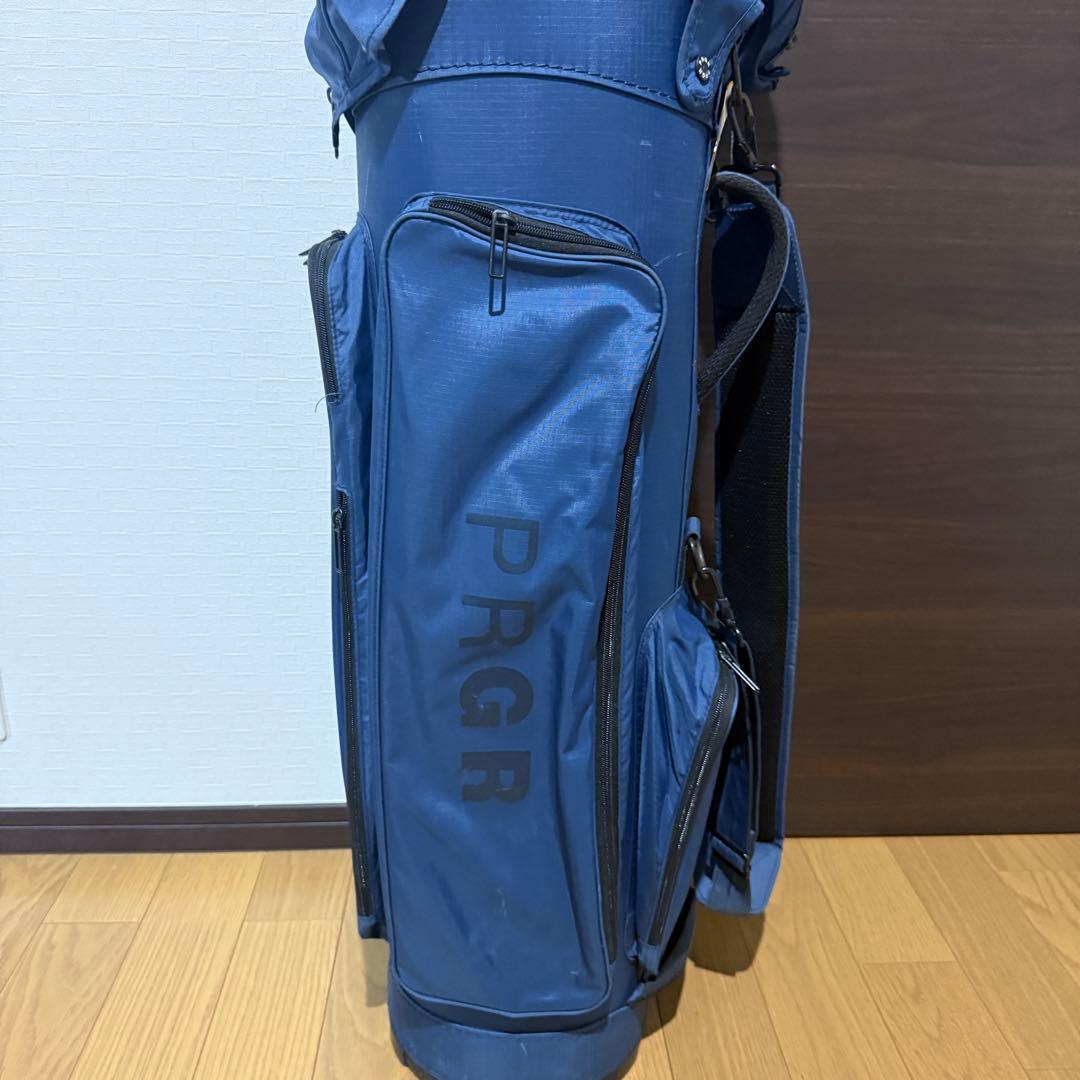 PRGR キャディバッグ ゴルフバッグ ネイビー