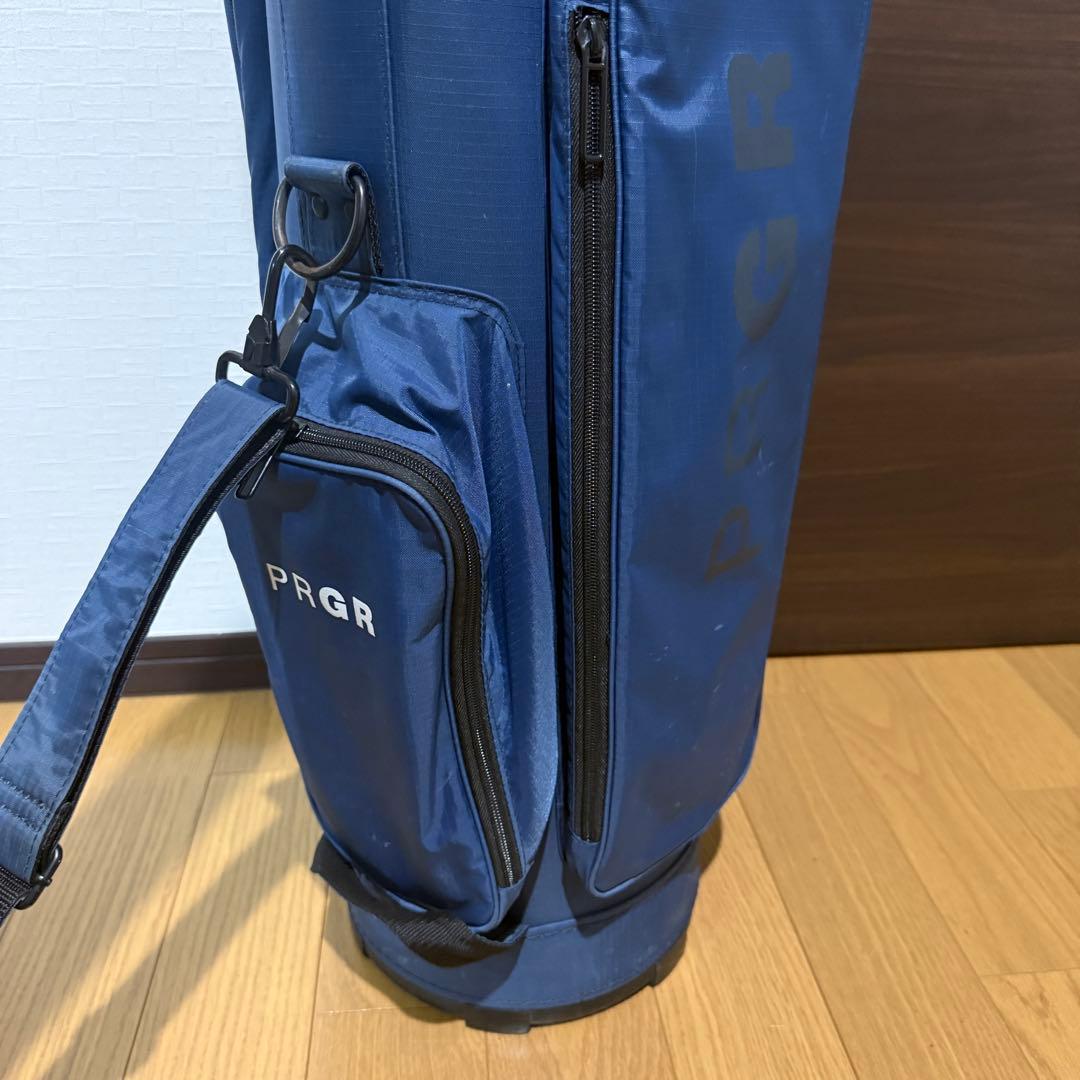PRGR キャディバッグ ゴルフバッグ ネイビー