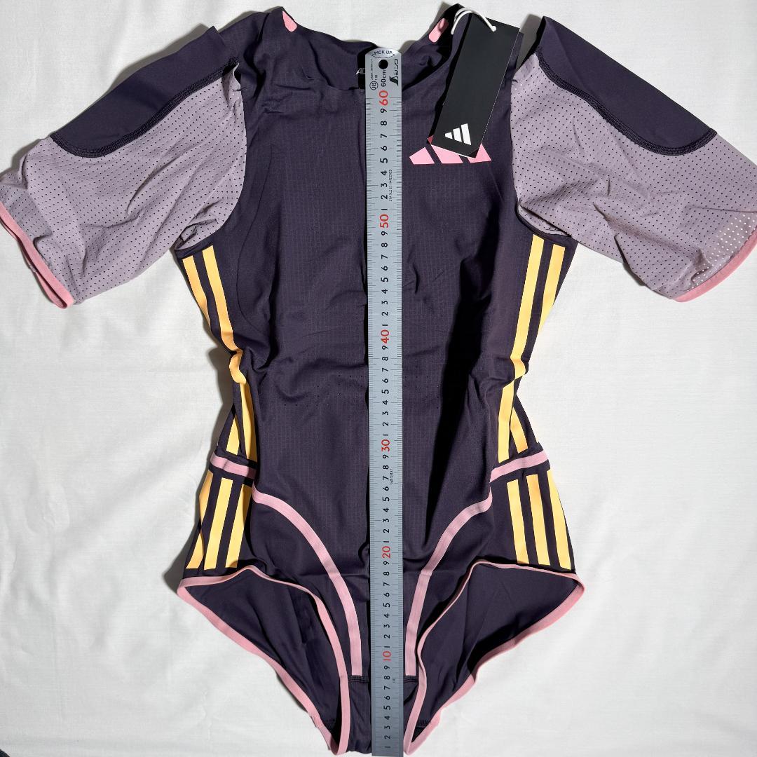 adidas アディダス 女子陸上 レーシングレオタード UK M