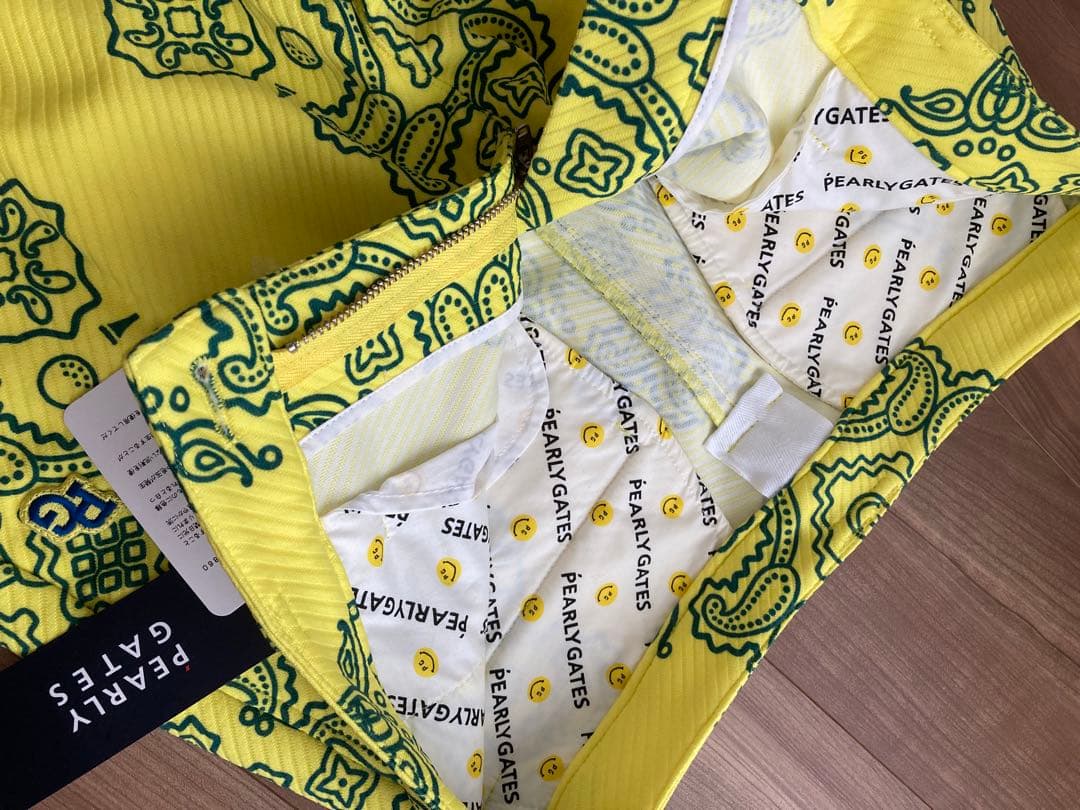 ⭐︎限定SALE⭐︎パーリーゲイツ ペイズリー 新品 ニコちゃん イエロー 1