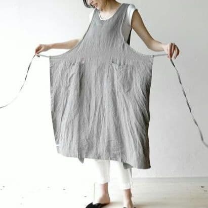 kapoc TABARD　エプロン　ドレスエプロン　ワンピース　割烹着