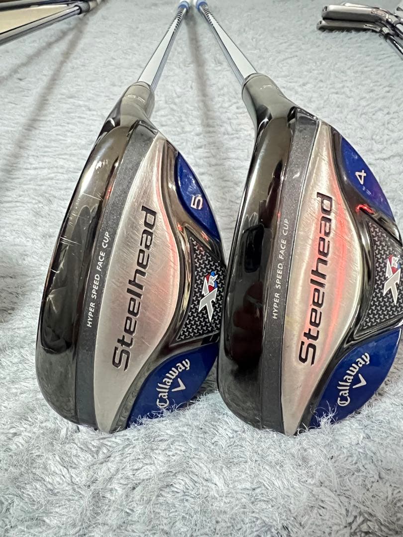 【送料込み】キャロウェイ右利き XRsteelhead フレックスＳ　フルセット