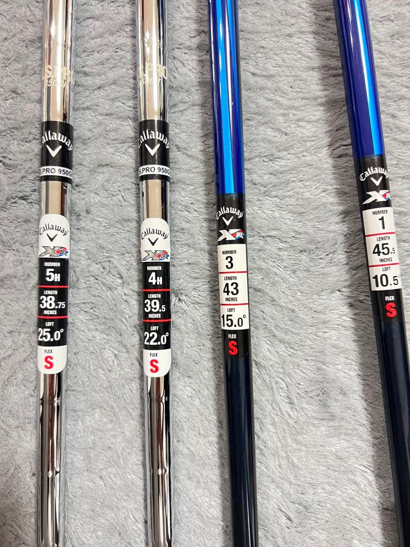 【送料込み】キャロウェイ右利き XRsteelhead フレックスＳ　フルセット