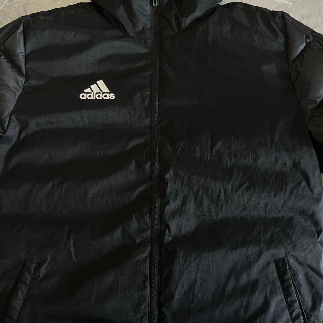 極美品　adidas ベンチコート ダウン ロング マキシ丈 M 黒
