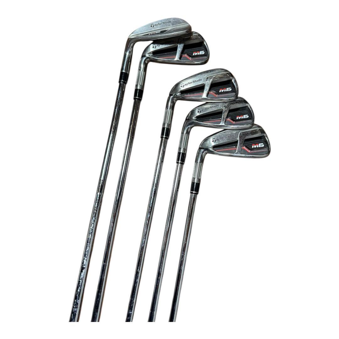 レフティ（左利き用）TaylorMade M6 アイアン5本セット（A-5~8)