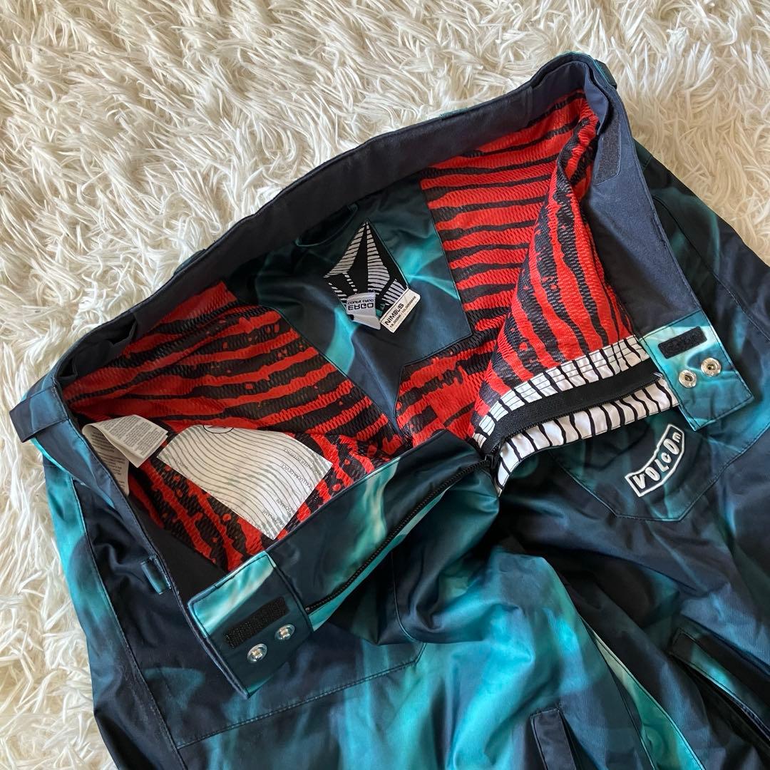 #14Q✨VOLCOM✨スキーウェア パンツ メンズ グリーン