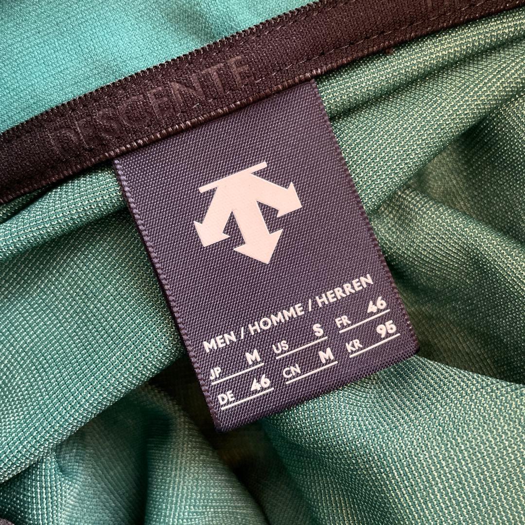 ゴルフウェア【DESCENTE】鹿の子半袖ポロシャツ　M