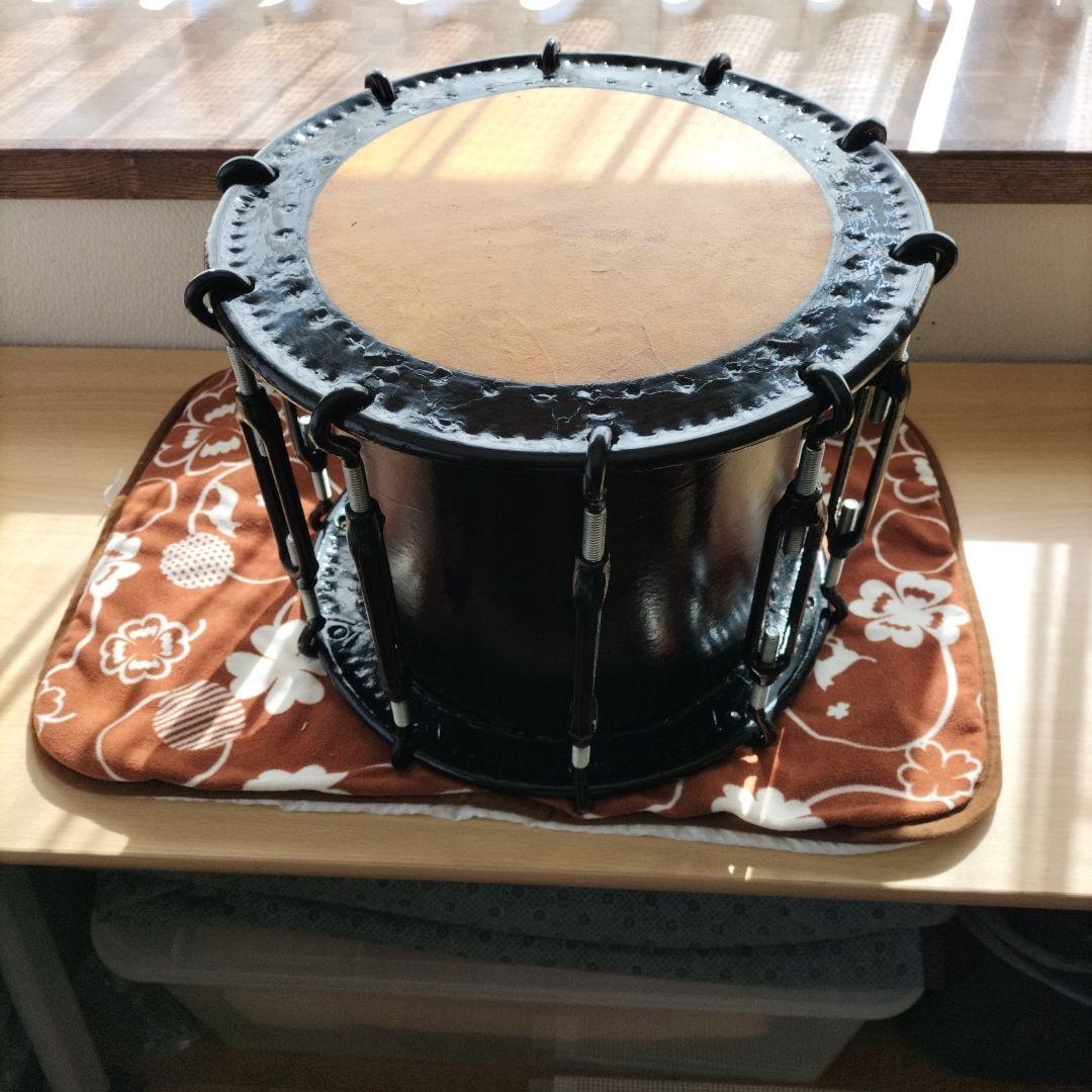 和太鼓　締太鼓　ターンバックル仕様　 高さ28.5cm 中古品