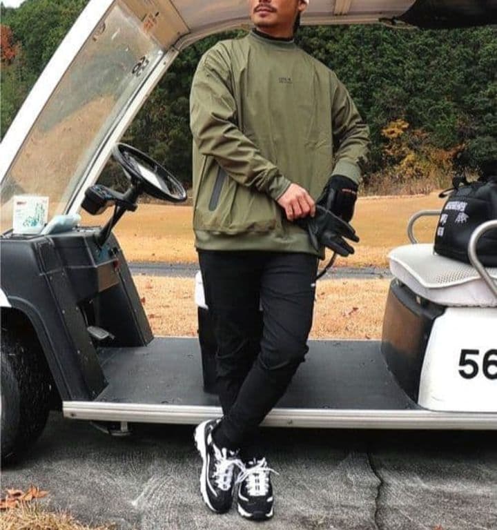 LUXE/R GOLF ストレッチ布帛パンツ 45855BKXL⑤