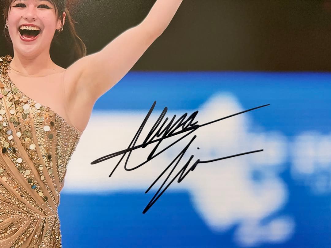 アリサ・リュウ 直筆サイン付き写真 女子フィギュアスケート証明書付 1枚