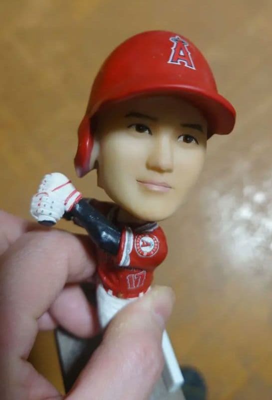 大谷翔平ボブルヘッドとトラウトフィギュアセット