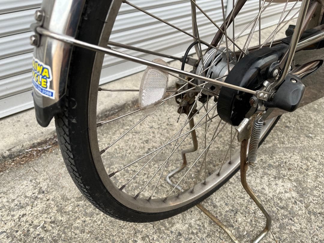 電動アシスト24型自転車 ビビDX24 BE-END433T2色チョコブラウン