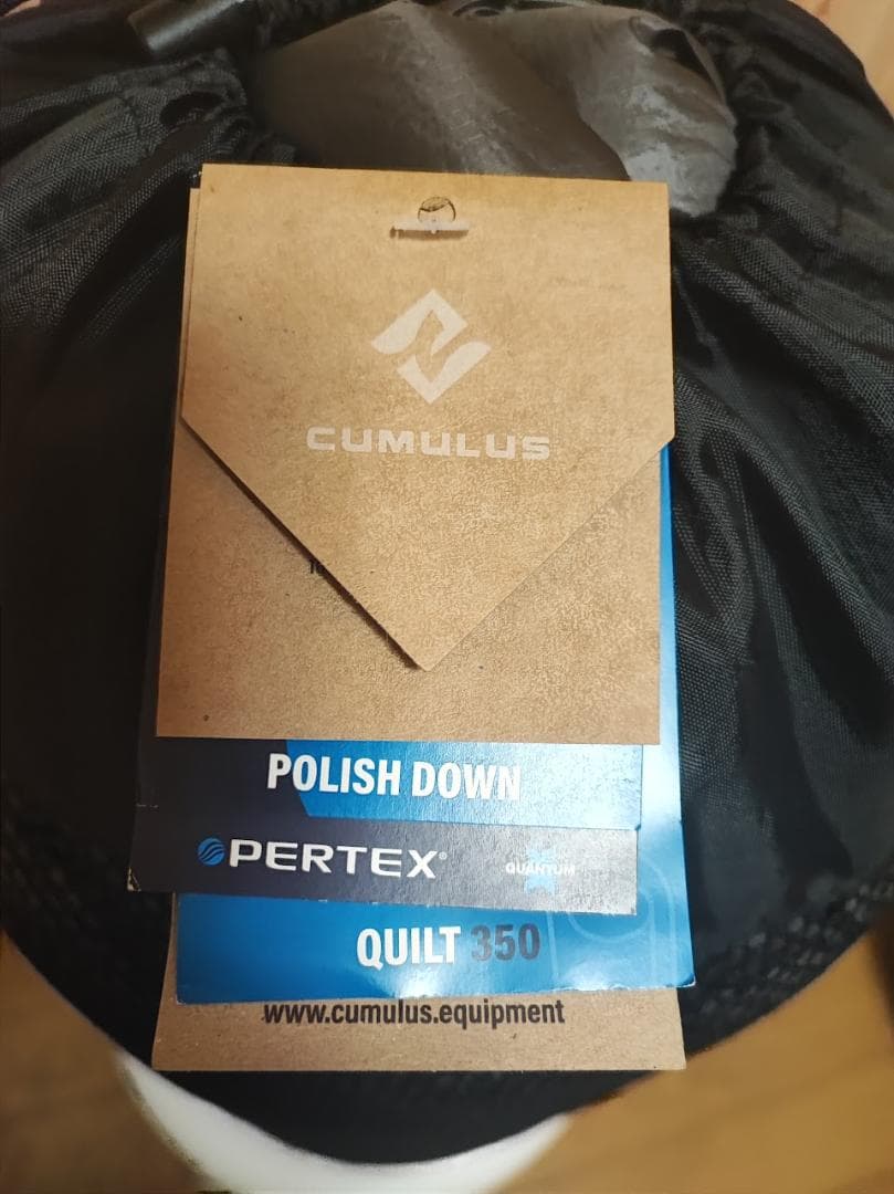 アウトドア寝具 CUMULUS QUILT 350